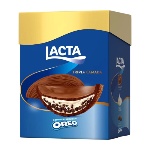 Ovo de Páscoa Lacta Oreo Tripla Camada 320G