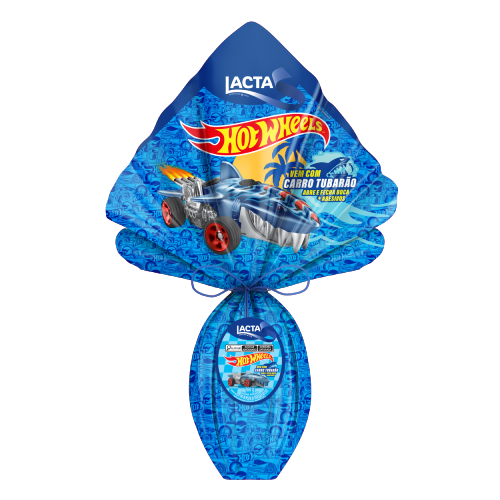 Ovo de Páscoa Lacta Hotwheels 166G