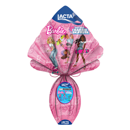 Ovo de Páscoa Lacta Barbie Skatista 166G