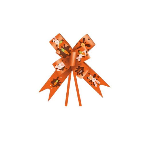 Laço Fácil Chocolatier Laranja 30MM X 50CM - Pacote com 10UN