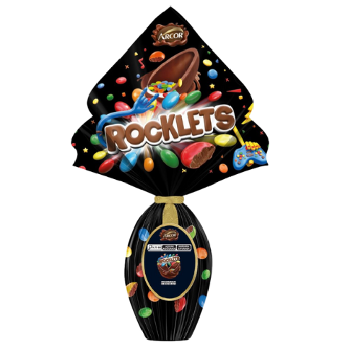 Ovo de Páscoa Rocklets ao Leite 220G