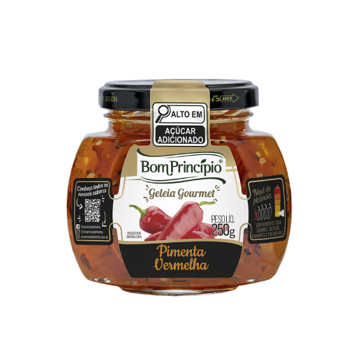 Geleia Bom Princípio Sabor Pimenta - Pote com 250G
