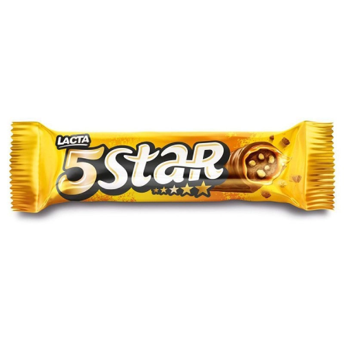 Chocolate 5 Star - Embalagem com 40G