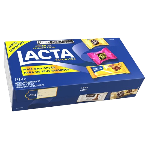 Caixa de Bombom Lacta Favoritos 131,4G