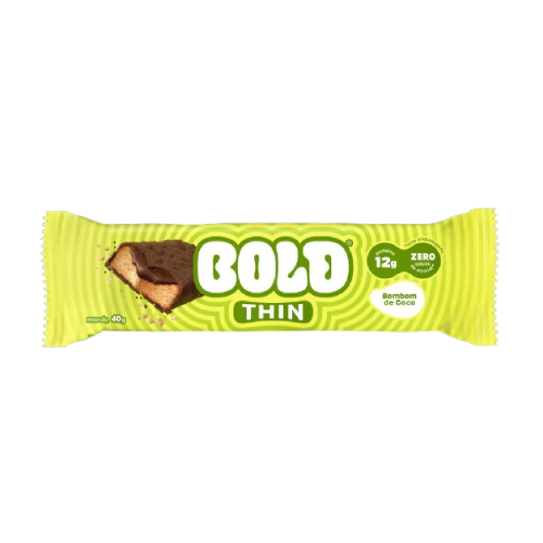 Barra Bold Thin Sabor Bombom de Coco 40G