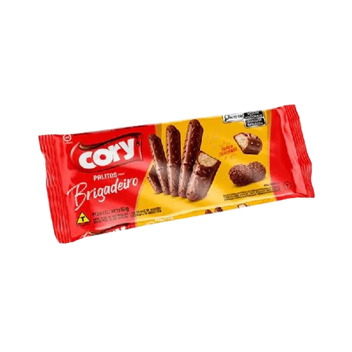 Palitos Cory Sabor Brigadeiro - Embalagem com 68G