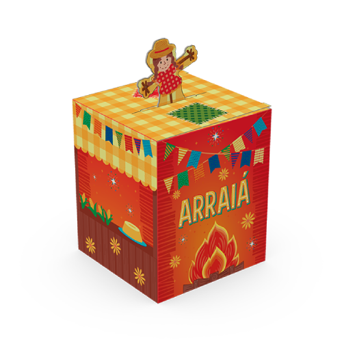 Caixa Arraiá Pop Up Espantalhos