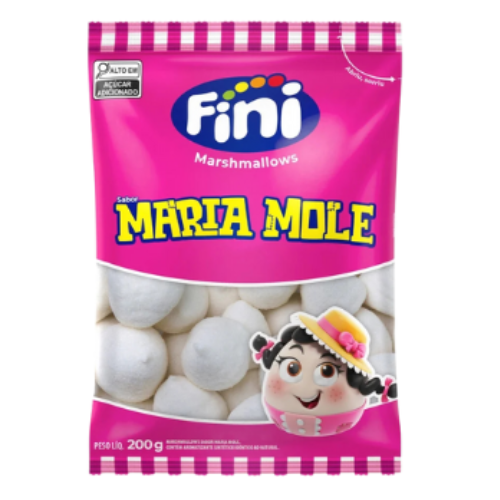 Marshmallow Fini Maria Mole - Pacote com 200G