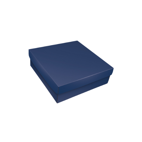 Caixa Quadrada Azul Royal M