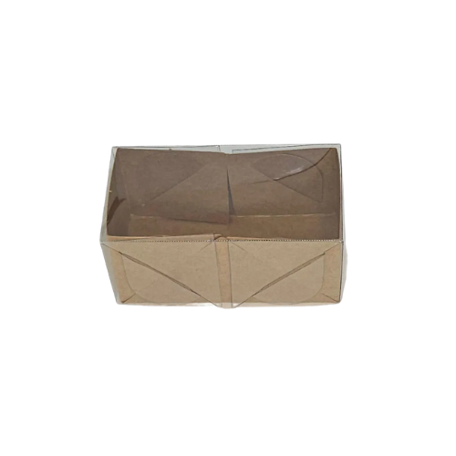 Caixa Kraft Basic para 2 Doces