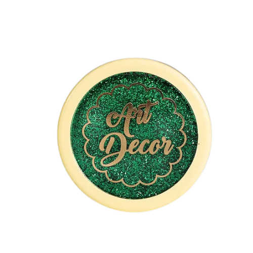 Glitter Glow Art Decor Verde Bandeira 5G