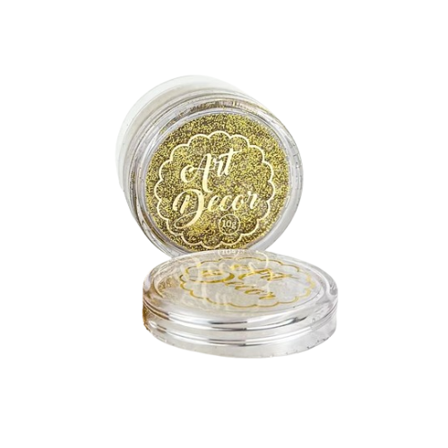 Glitter Art Decor Cor Ouro 10G