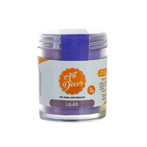 Pó para Decoração Lilás 3G