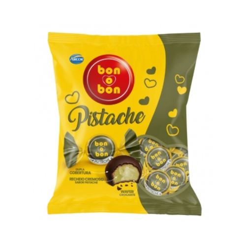 Bombom Arcor Bon o Bon Pistache - Pacote com 750G