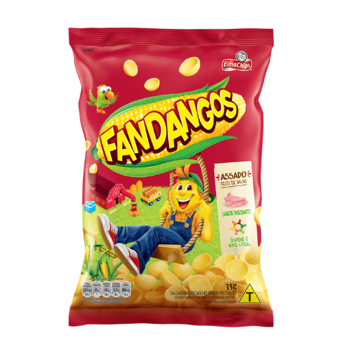 Salgadinho Fandangos Sabor Presunto - Pacote com 35G
