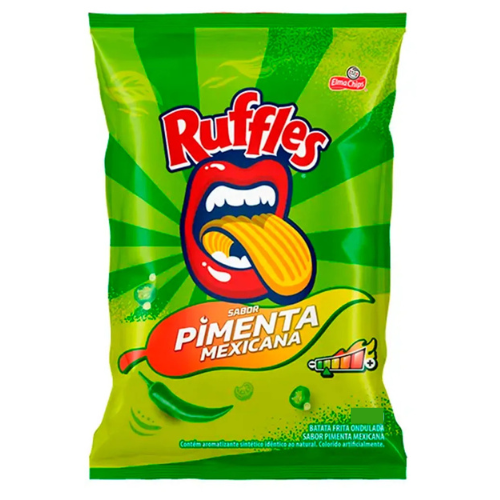 Batata Ruffles Sabor Pimenta Mexicana - Pacote com 65G