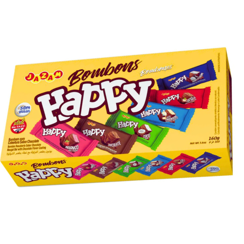 Caixa de Bombom Jazam Happy Sortido - Embalagem com 160G