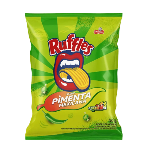 Batata Ruffles Sabor Pimenta Mexicana - Pacote com 30G