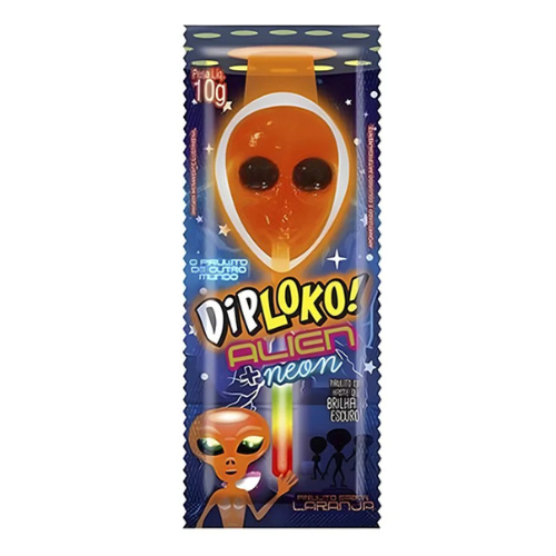Pirulito Diploko Neon Alien 10G