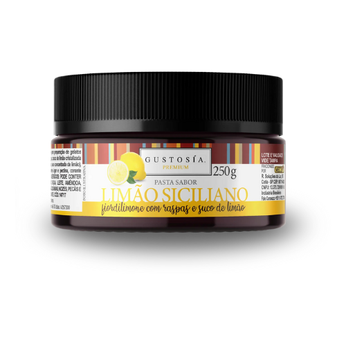 Pasta Gustosía Sabor Limão Siciliano - Embalagem com 250G