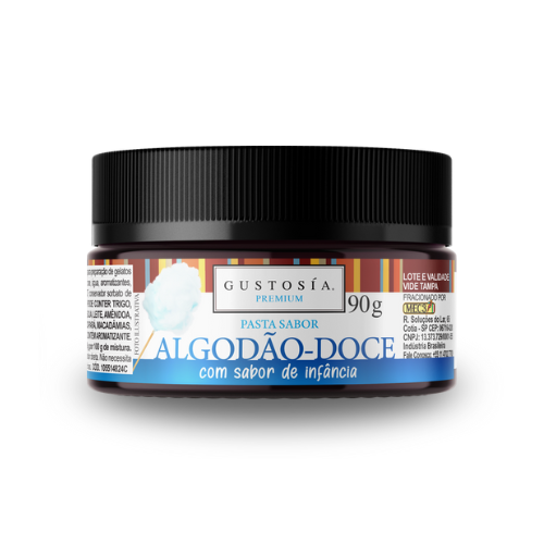 Pasta Concentrada Gustosía Sabor Algodão-Doce - Embalagem com 90G