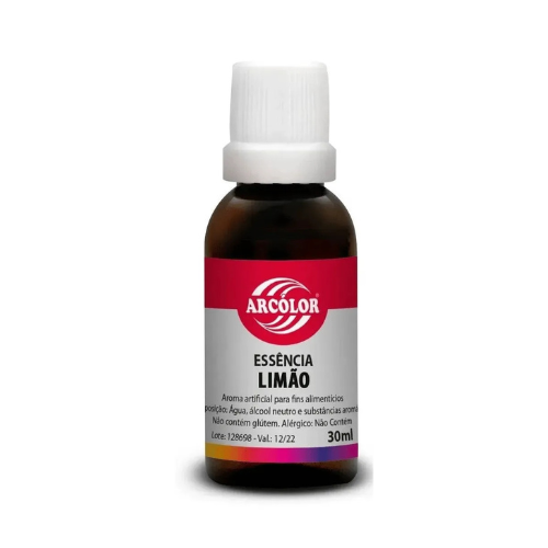 Essência de Limão Arcólor – Pote com 30ML