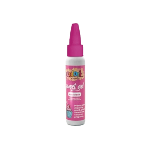 Corante Sweet Gel Coloriz Rosa Neon 25G