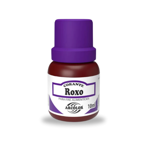 Corante Líquido Alimentício Roxo - Embalagem com 10ML