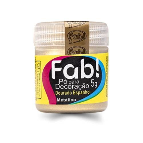 Pó para Decoração Fab Dourado Espanhol 5G