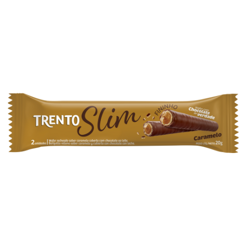 Wafer Trento Slim Caramelo 20G