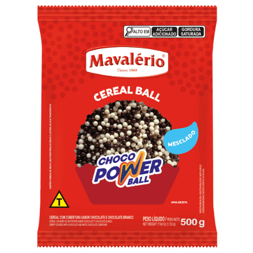 Cereal Choco Power Ball Misto - Pacote com 500G