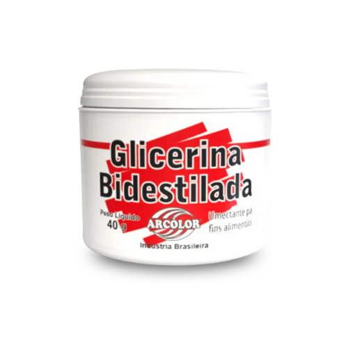 Glicerina Bidestilada Arcólor - Embalagem com 40G