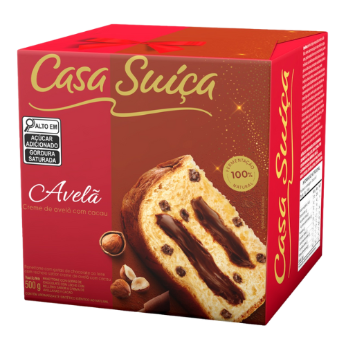 Panettone Casa Suiça Sabor Avelã 500G