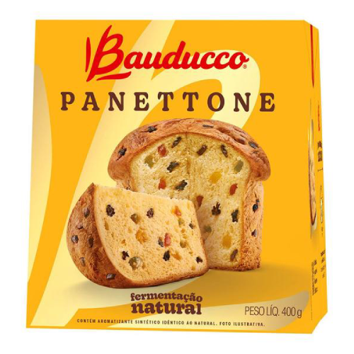 Panettone Bauducco Tradicional Frutas 400G
