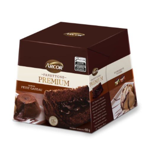 Panettone Arcor Premium Sabor Petit Gateau 430G