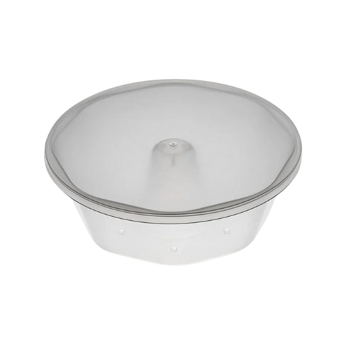 Forma para Pudim com Tampa Forneável 250ML - Pacote com 8 UN