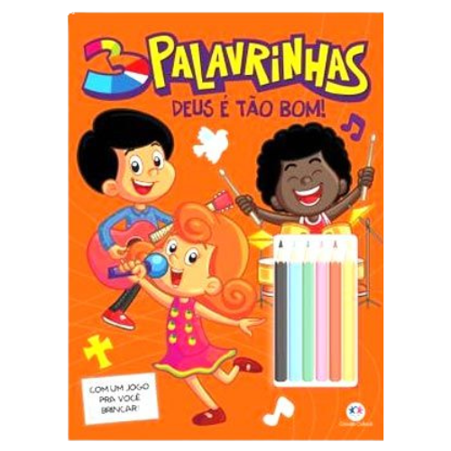 Livro 3 Palavrinhas Deus é tão Bom