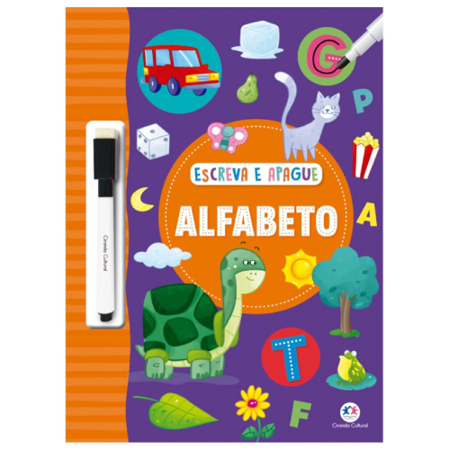 Livro Escreva e Apague Alfabeto