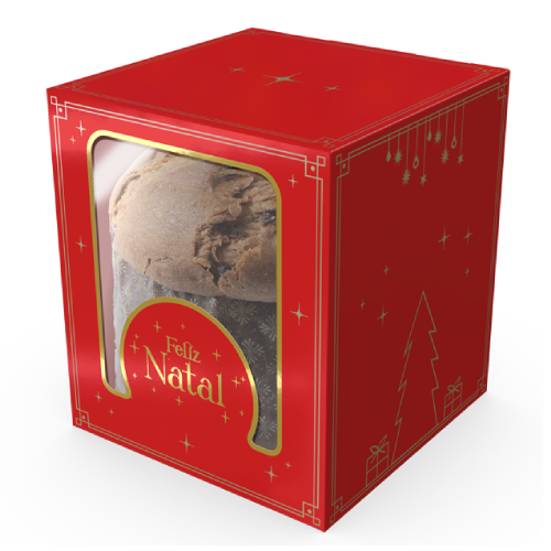 Caixa Panetone Classic Natal Luz