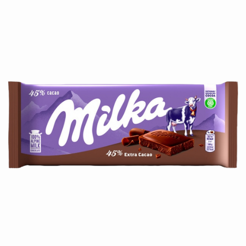 Chocolate Milka 45% Extra Cacau 90G