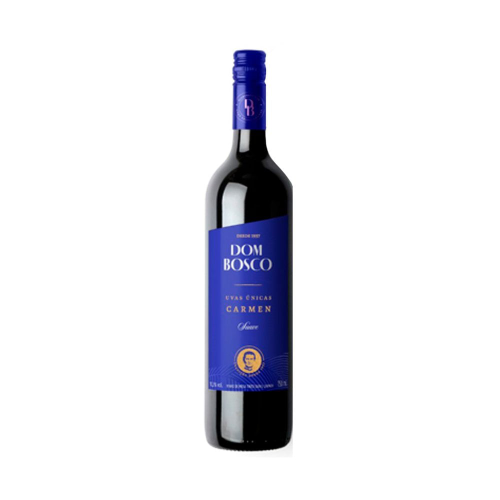 Vinho Dom Bosco Tinto Suave Uvas Carmem - Garrafa com 750ML