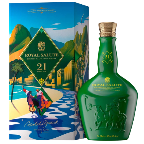 Whisky Royal Salute 21 Anos The Rio De Janeiro Polo Edition - Garrafa com 700ML