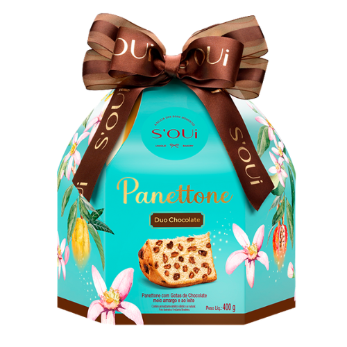 Panettone Soui Duo Chocolate 400G