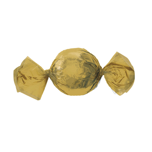 Embalagem para Trufas e Bombons Cor Ouro - Pacote com 100UN