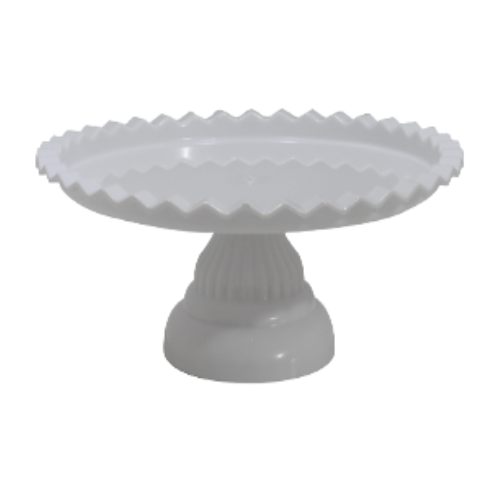 Boleira Slim Pequena Cor Branca 18CM