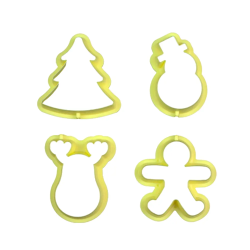 Cortadores Tema Natal BlueStar - Kit com 4 Peças