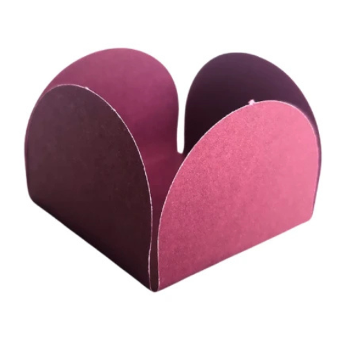 Porta Forminha 4 pétalas Amora NC Toys - Pacote com 50UN