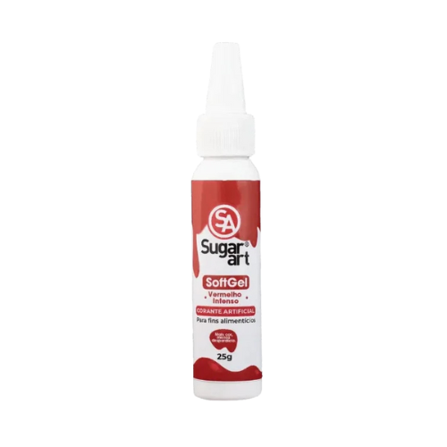 Corante Soft Gel Sugar Art Vermelho Intenso 25G