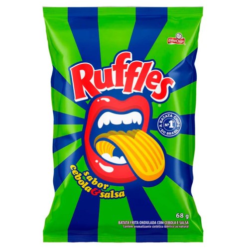 Batata Ruffles Cebola e Salsa - Pacote com 68G