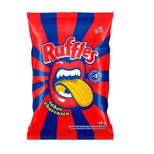 Batata Ruffles Churrasco - Pacote com 68G